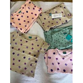 Фотография Футболка детская на девочку ZA2294 peach р.3-7 "Zayka" недорого оптом от прямого поставщика