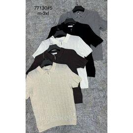 Футболка-поло чоловіча молодіжна р-ри M-3XL (5 кв) "PROSTOMEN" недорого гуртом від прямого постачальника