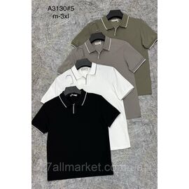 Футболка-поло чоловіча молодіжна р-ри M-3XL (4 кв) "PROSTOMEN" недорого гуртом від прямого постачальника