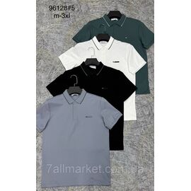 Футболка-поло чоловіча молодіжна р-ри M-3XL (4 кв) "PROSTOMEN" недорого гуртом від прямого постачальника