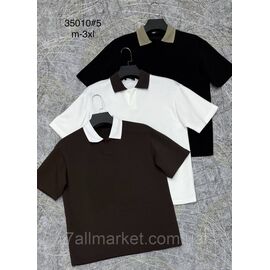 Футболка-поло чоловіча молодіжна р-ри M-3XL (3кв) "PROSTOMEN" недорого гуртом від прямого постачальника