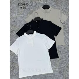 Футболка-поло чоловіча молодіжна р-ри M-3XL (3кв) "PROSTOMEN" недорого гуртом від прямого постачальника