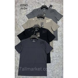 Футболка чоловіча молодіжна р-ри M-3XL (4кв) "PROSTOMEN" недорого гуртом від прямого постачальника