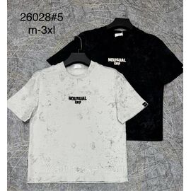 Футболка чоловіча молодіжна р-ри M-3XL (2хв) "PROSTOMEN" недорого гуртом від прямого постачальника