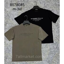 Футболка чоловіча молодіжна р-ри M-3XL (2хв) "PROSTOMEN" недорого гуртом від прямого постачальника