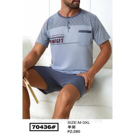 Піжама чоловіча з довгим рукавом розміри M-3XL "FLOWER" недорого від прямого постачальника