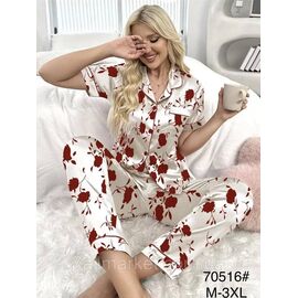 Фотография Пижама женская молодёжная р-ры M-3XL "FLOWER" купить недорого от прямого поставщик