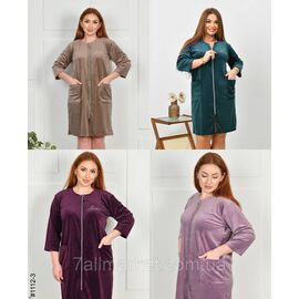 Халат жіночий на блискавці напівбатал 3 од (3кв) "NOWEMBER" недорого від прямого постачальника