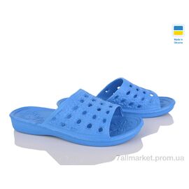 Фотография Шлепки женские облегченные Лето Крок С19 синій (6 пар р.36-41) "Vladimir" недорого оптом от прямого поставщика