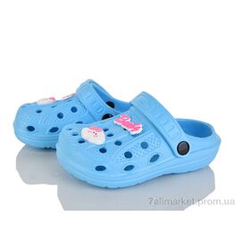 Фотография Кроксы детские летние Лето GC603-2B (12 пар р.24-29) "KIMBOO" недорого оптом от прямого поставщика