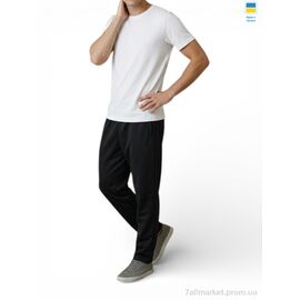 Фотография Спортивные брюки мужские Весна/осень 1NI чорний (5 шт. р.сетка 46-54) "Sport style" недорого оптом от прямого поставщика