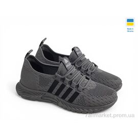 Фотография Кроссовки женские модные Лето SP731 графіт (10 пар р.36-40) "Rai shoes" недорого оптом от прямого поставщика