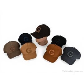Фотография Кепка для мужчин Лето Бейсболка коттон на регуляторі 002-2 mix (5 шт. р.сетка 56-58) "Cheryagroup" недорого оптом от прямого поставщика
