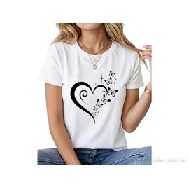 Футболка жіноча Літо 210 білий (5 шт. р.сіткаM-3XL) "Алия" недорого оптом від прямого постачальника