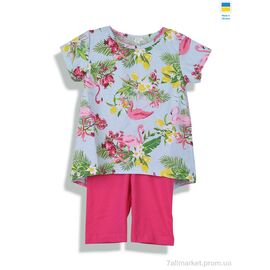 Костюм дитячий Літо 23128 св.зелений (4 шт. р.сітка86-128) "Kir15" недорого оптом від прямого постачальника