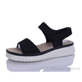 Босоніжки жіночі літні Літо 181 black (8 пар р.37-41) "Коронате" недорого оптом від прямого постачальника