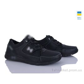 Фотография Кроссовки мужские модные Весна/осень Sunshine KP52H чорний (8 пар р.40-45) "Paolla" недорого оптом от прямого поставщика
