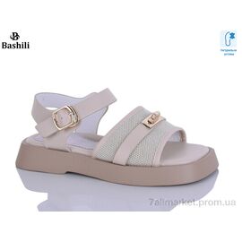 Фотография Босоножки детские летние Лето G5511-11 (8 пар р.32-37) "Башили" недорого оптом от прямого поставщика