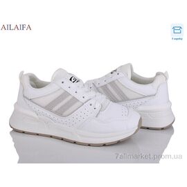 Фотография Кроссовки женские модные Весна/осень MX810 white (8 пар р.36-41) "Ailaifa" недорого оптом от прямого поставщика