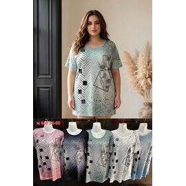 футболка жіноча M660 mix р.54-60 "VICTORY" недорого оптом від прямого постачальника