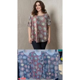 футболка жіноча M680 mix р.54-60 "VICTORY" недорого оптом від прямого постачальника