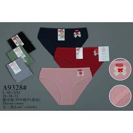 Труси жіночі A9328 mix р.L-2XL "Алия" недорого оптом від прямого постачальника