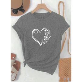 футболка жіноча AL25 grey р.M-3XL "Алия" недорого оптом від прямого постачальника