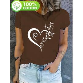 футболка жіноча AL26 brown р.M-3XL "Алия" недорого оптом від прямого постачальника