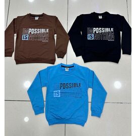 Светер Дитячий на хлопчика PR803 black р.8-12 "Proschenko" недорого оптом від прямого постачальника