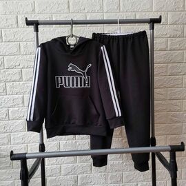 Костюм дитячий спортивний на дівчинку PR813 black р.98-110 "Proschenko" недорого оптом від прямого постачальника