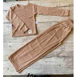 Костюм дитячий спортивний на дівчинку PR816 beige р.6-10 "Proschenko" недорого оптом від прямого постачальника