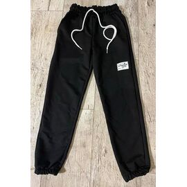 Фотография Штаны детские спортивные на девочку PR831 black р.9-14 "Proschenko" недорого оптом от прямого поставщика