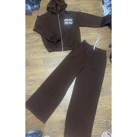 Костюм дитячий спортивний на дівчинку PR833 brown р.8-12 "Proschenko" недорого оптом від прямого постачальника