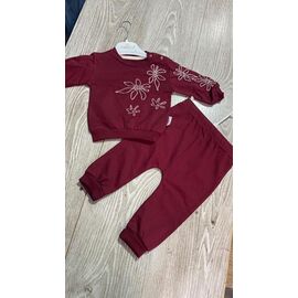 Костюм дитячий на дівчинку PR881 wine р.0.6-1.6 "Proschenko" недорого оптом від прямого постачальника