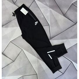 Штани спортивні чоловічі 66453 black р.XL-5XL "MACCALI" недорого оптом від прямого постачальника