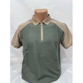 Фотография Футболка мужская SB1633 khaki р.L-5XL "Sabihina" недорого оптом от прямого поставщика