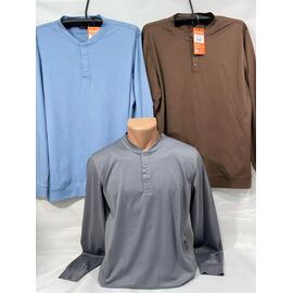 Светр чоловічий SB1638 l.blue р.3XL-6XL "Sabihina" недорого оптом від прямого постачальника