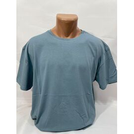 Фотография Футболка мужская SB1652 l.blue р.2XL-6XL "Sabihina" недорого оптом от прямого поставщика