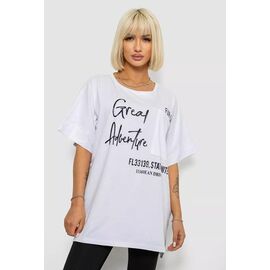 футболка жіноча 2051 white р.4XL-5XL "Seven Group" недорого оптом від прямого постачальника