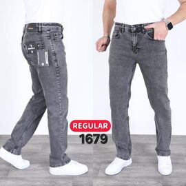 Джинси чоловічі 1679 grey р.30-36 "Ruxa" недорого оптом від прямого постачальника
