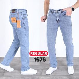 Джинси чоловічі 1676 l.blue р.30-36 "Ruxa" недорого оптом від прямого постачальника