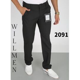 Чоловічі брюки 2091 black р.29-36 "Ruxa" недорого оптом від прямого постачальника