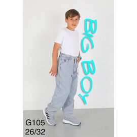 Фотография Джинсы подростковые G105 l.blue р.26-32 "Ruxa" недорого оптом от прямого поставщика