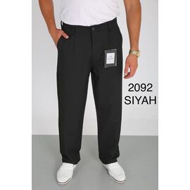 Чоловічі брюки 2092 black р.28-36 "Ruxa" недорого оптом від прямого постачальника