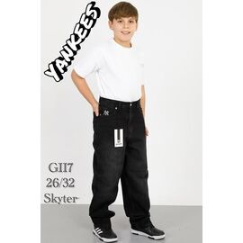 Фотография Джинсы подростковые G117 black р.26-32 "Ruxa" недорого оптом от прямого поставщика