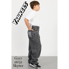 Фотография Джинсы подростковые G117 grey р.26-32 "Ruxa" недорого оптом от прямого поставщика