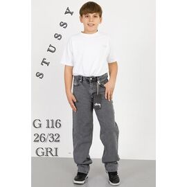 Фотография Джинсы подростковые G116 grey р.26-32 "Ruxa" недорого оптом от прямого поставщика