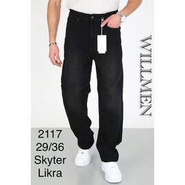 Фотография Джинсы мужские 2117 black-d.grey р.29-36 "Ruxa" недорого оптом от прямого поставщика