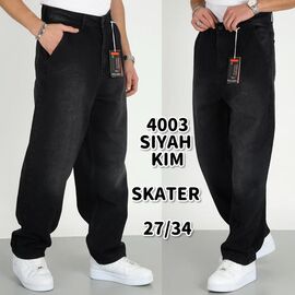 Фотография Джинсы мужские 4003B black-d.grey р.27-33 "Ruxa" недорого оптом от прямого поставщика