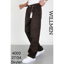 Фотография Джинсы мужские 4003 coffee р.27-34 "Ruxa" недорого оптом от прямого поставщика